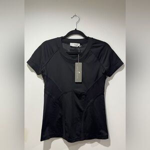 Adidas Women's Black Short Sleeve Run Tee Size 40
